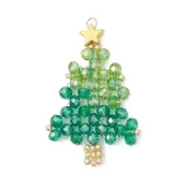 Handmade Glass Seed Beaded Pendants