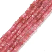 Natural Rhodochrosite Beads Strands
