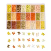 288G 24 Colors Glass Seed Beads