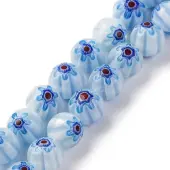 Handmade Millefiori Lampwork Beads Strands