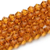 Transparent Glass Beads Strands
