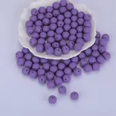 Round Silicone Focal Beads
