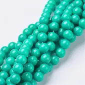 Natural Mashan Jade Round Beads Strands