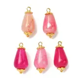 Natural Crackle Agate Pendants