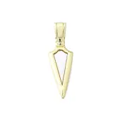 Arrowhead Shape Brass Pendants