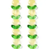 Transparent Glass Beads Strands