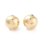 Round Rack Plating Brass European Beads