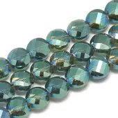 Electroplate Glass Beads Strands
