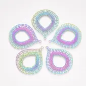 Ion Plating(IP) 201 Stainless Steel Filigree Pendants
