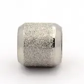 Tarnish Resistant Stainless Steel Textured Beads