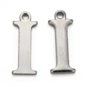 Tarnish Resistant 304 Stainless Steel Alphabet Charms