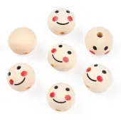 Unfinished Natural Wood Beads