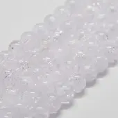 Natural Quartz Crystal Beads Strands