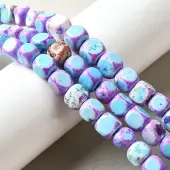 Dyed Natural Magnesite Beads Strands