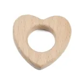 Natural Beech Wooden Baby Teething Toys