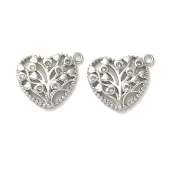 Brass Micro Pave Cubic Zirconia Pendants