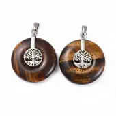 Natural Tiger Eye Pendants