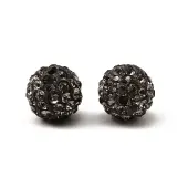Polymer Clay Rhinestone Beads