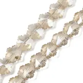 Electroplate Glass Beads Strands