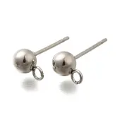 201 Stainless Steel Stud Earring Findings
