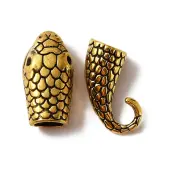Tibetan Style Alloy Hook and S-Hook Clasps