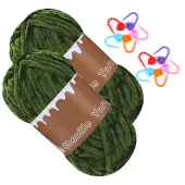 Wool Chunky Chenille Yarn