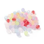 Frosted Transparent Acrylic Beads