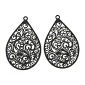 Spray Printed 430 Stainless Steel Pendants