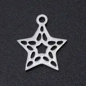 Non-Tarnish 201 Stainless Steel Laser Cut Charms