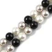 Round Shell Pearl Beads Strands