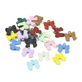 Spray Painted Alloy Pendants