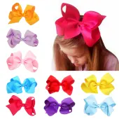 Grosgrain Bowknot Alligator Hair Clips