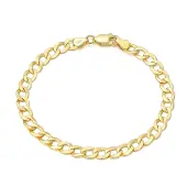 925 Sterling Silver Curb Chain Bracelets