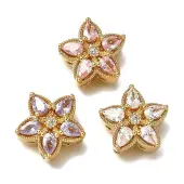 Brass Pave Cubic Zirconia Multi-strand Links