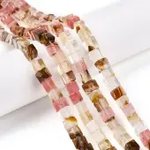 Tigerskin Glass Beads Strands