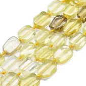 Natural Lemon Quartz Beads Strands