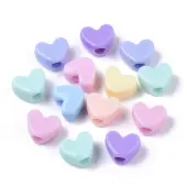 Opaque Acrylic European Beads
