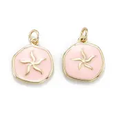 Brass Enamel Pendants