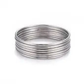 Non-Tarnish Fashion 304 Stainless Steel Buddhist Bangle Sets