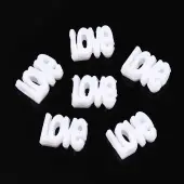 Opaque Acrylic European Beads