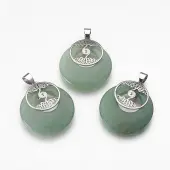 Natural Green Aventurine Pendants