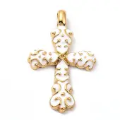 Rack Plating Alloy Enamel Big Pendants
