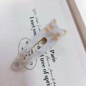 Cat Shape Cellulose Acetate(Resin) Alligator Hair Clips