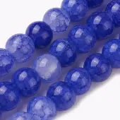 Crackle Glass Beads Strands