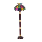 1:12 Dollhouse Mini LED Color Floor Lamp Battery Version