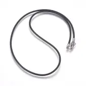 Rubber Cord Necklaces Making