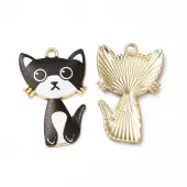 Alloy Enamel Pendants