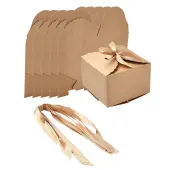 Square Creative Ribbon Bow Paper Gift Boxes
