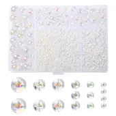 5 Style Transparent Acrylic Beads
