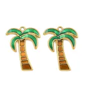 304 Stainless Steel with Enamel Pendants